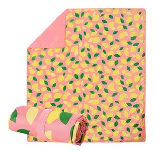 Kate Spade New York Pink Foldable Picnic Blanket